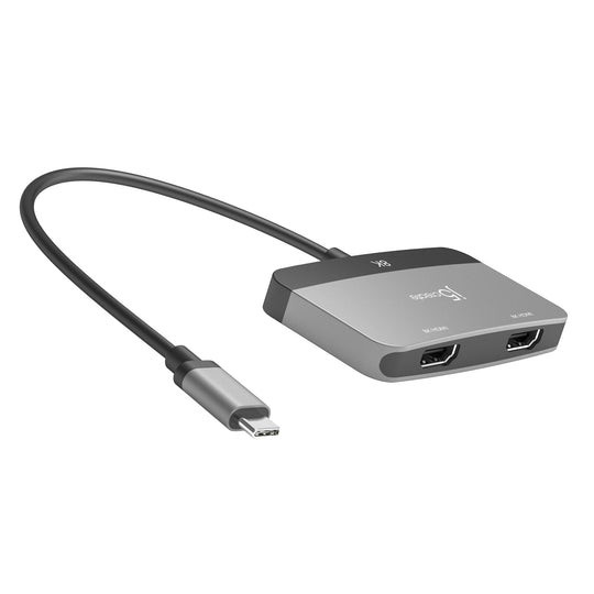 J5Create (JCA465) 8K USB-C to Dual HDMI Display Adapter - New