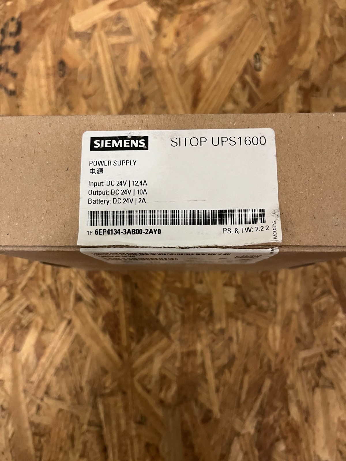 Siemens SITOP UPS1600 Power Supply, part 6EP4134-3AB00-2AY0