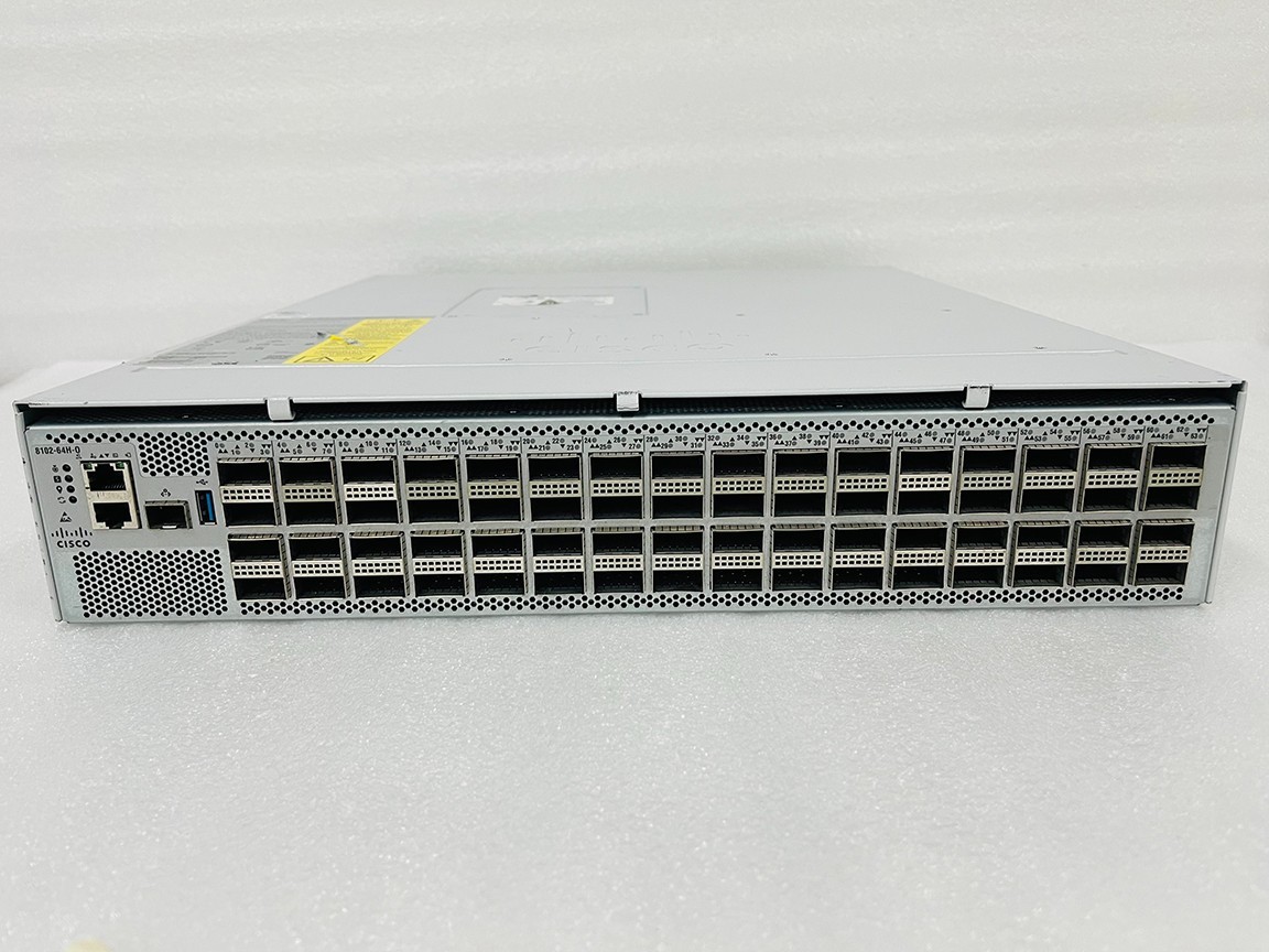 Cisco 8102-64H-O 64x 100GbE QSFP28 Ports 8000 Series 2U Router With Sonic OS