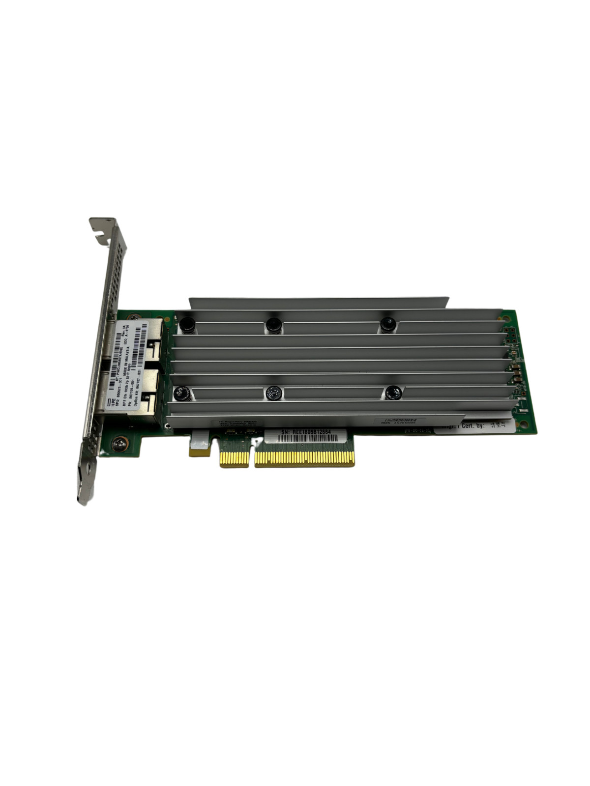 HPe 869573-001 10GB 2Port 521T Ethernet Adapter 867707-B21 w60
