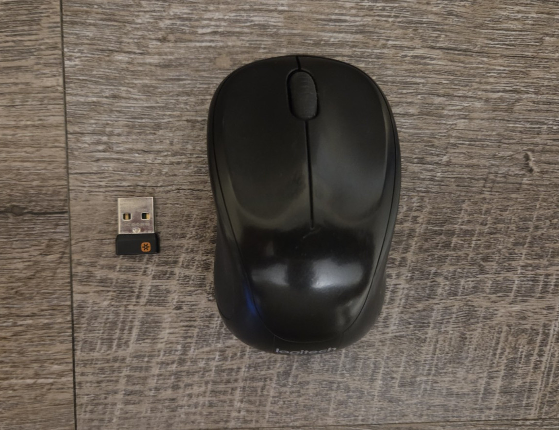 Logigtech M317 Wireless Optical Mouse Black 2.4 GHz USB Unifying Receiver Tested