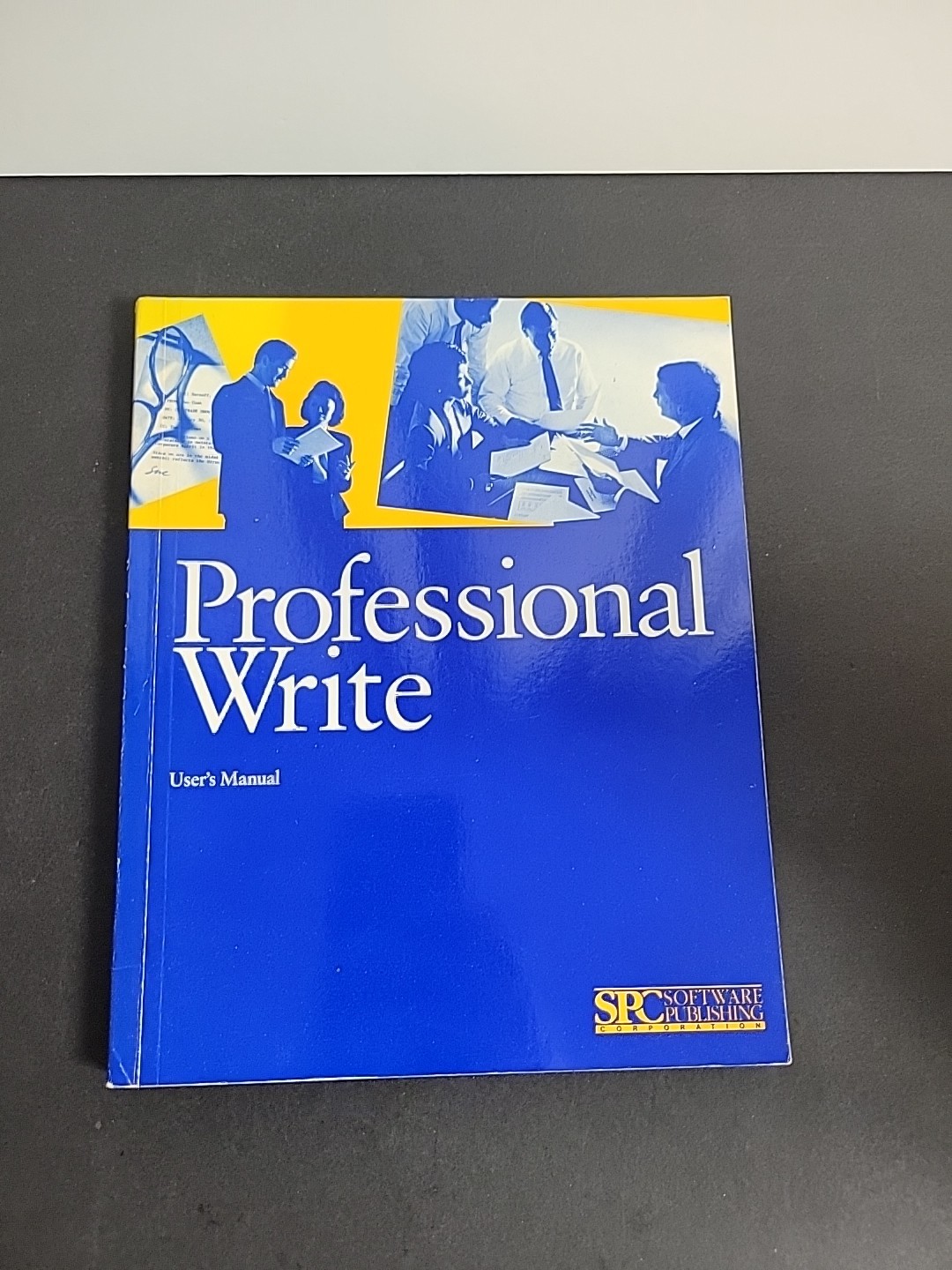 SPC Professional Write Word Processing Software Vintage Book only Rare 1st print