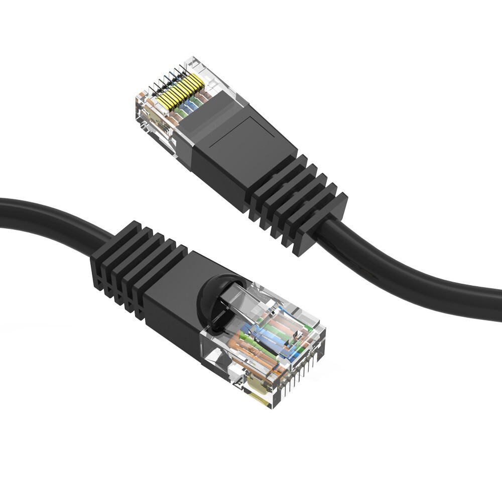 10 Pack 7 FOOT Cat6 Gigabit Ethernet Patch Cord 9 Colors 24AWG Pure Copper Cable