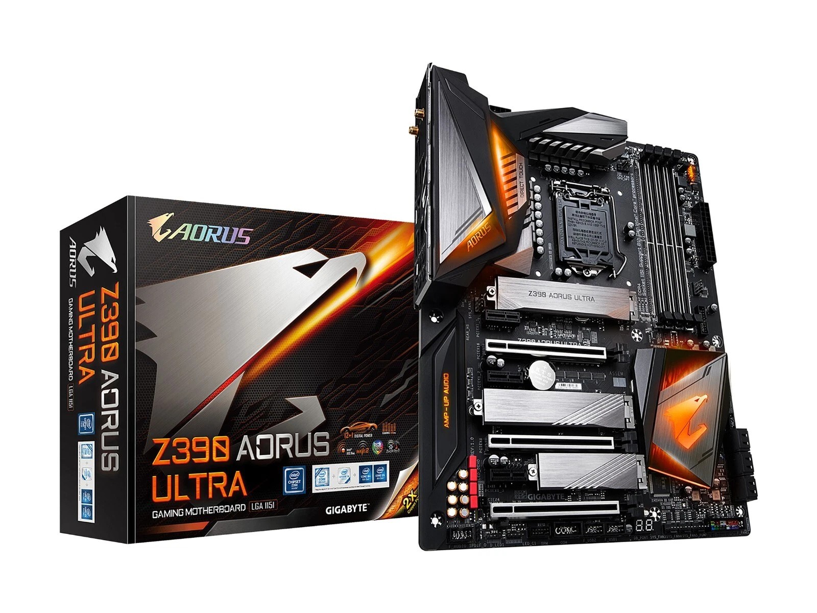 For GIGABYTE Z390 AORUS ULTRA motherboard LGA1151 DDR4 128G HDMI ATX Tested ok