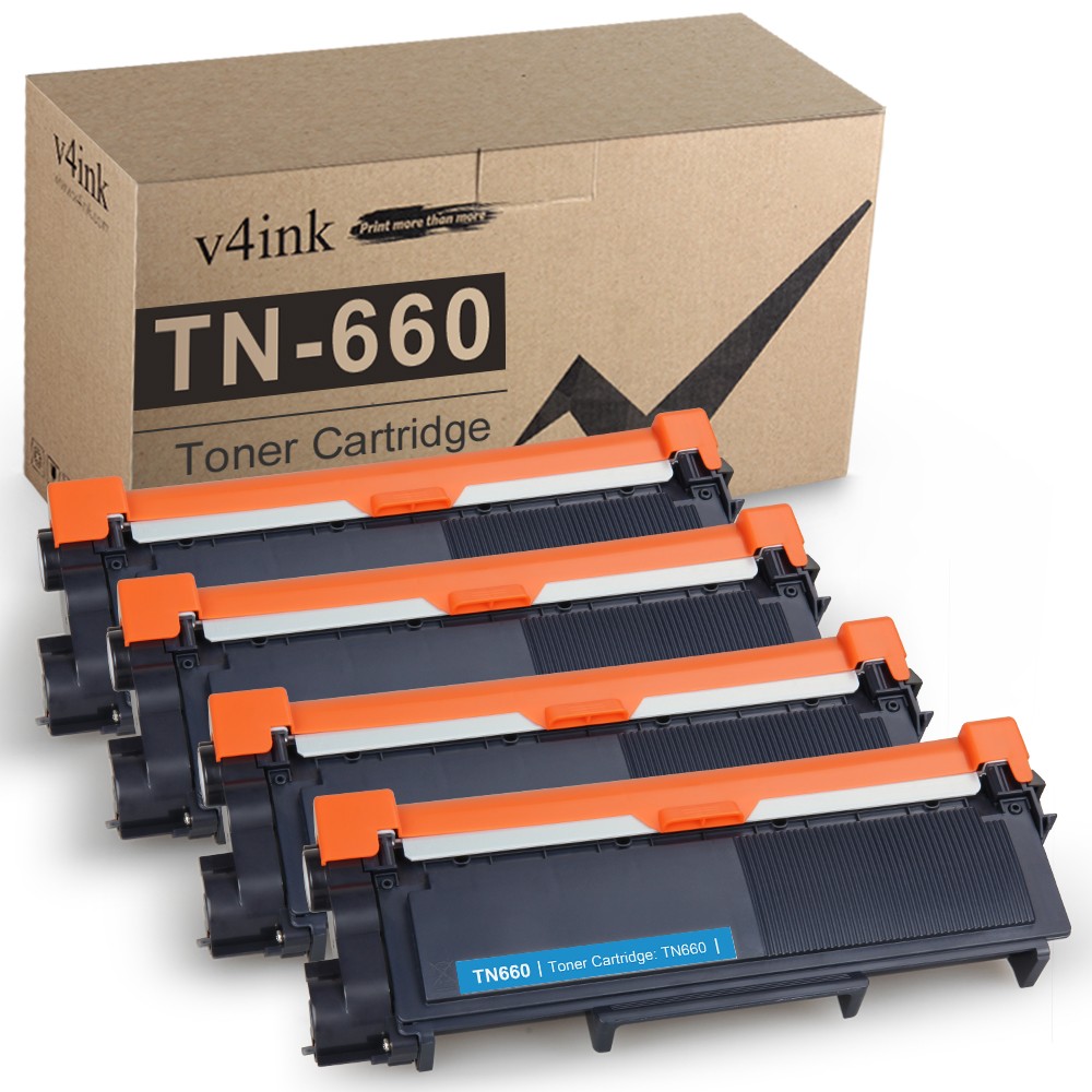 4PK HY TN660 Toner Cartridge For Brother MFC-L2700DW HL-L2300D DCP-L2540DW TN630