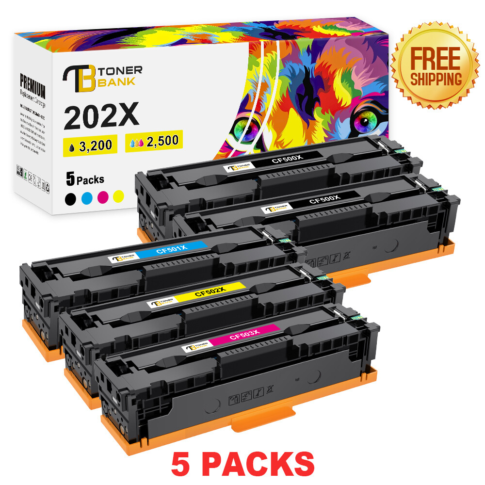 CF500A CF500X 202A 202X Toner H.Y for HP LaserJet Pro M254dn M281cdw M254dw LOT