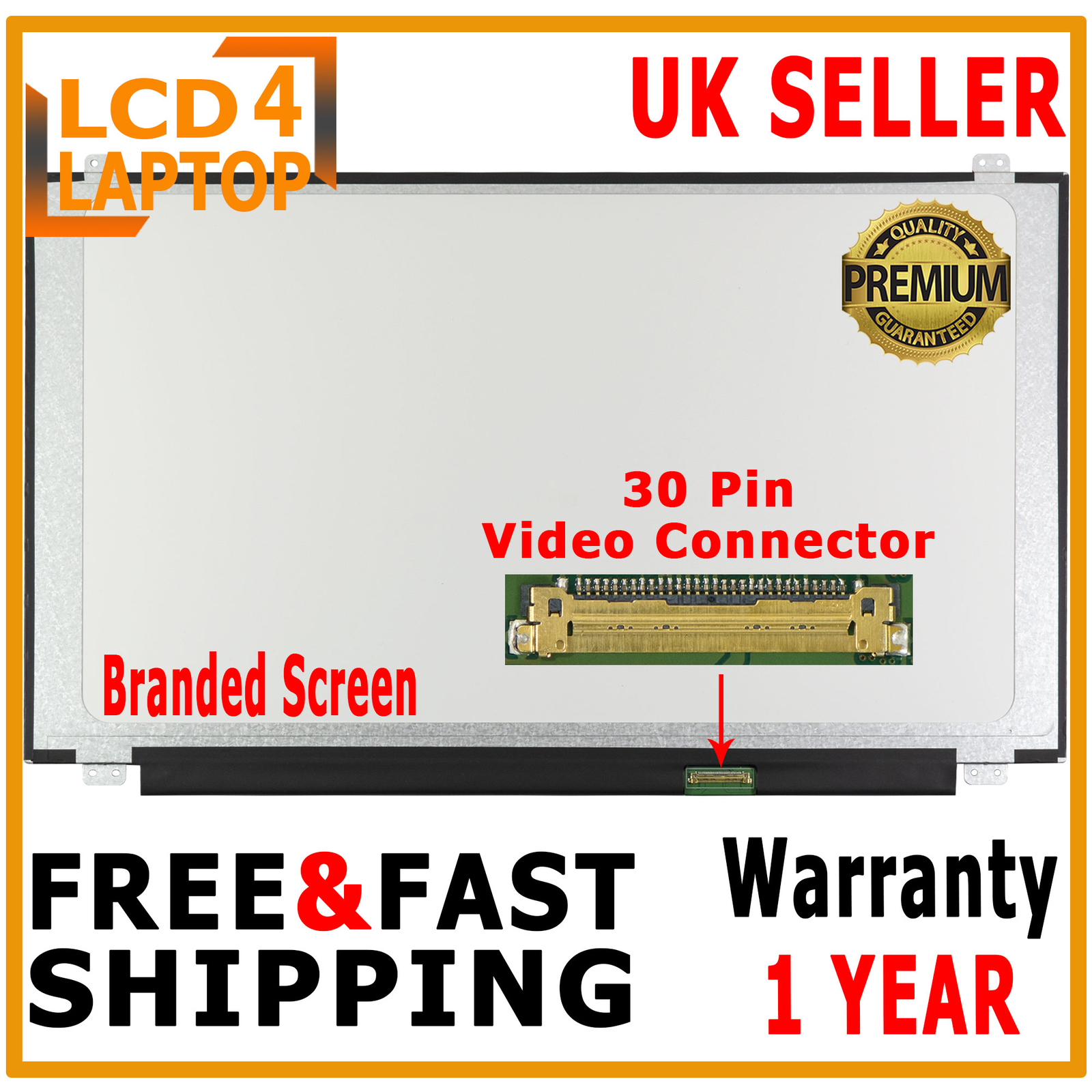 Replacement Asus X555LB X555LD Laptop Screen 15.6" LED HD - Without Touch