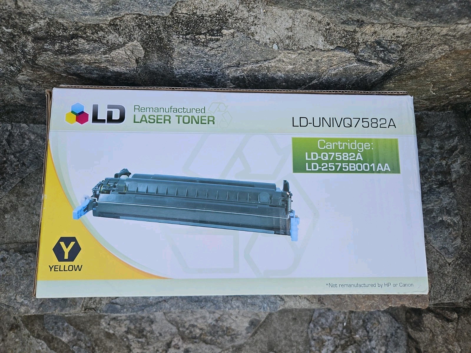LD Laserjet Toner Cartridge - Yellow (LD-Q7582A) FACTORY SEALED BOX 