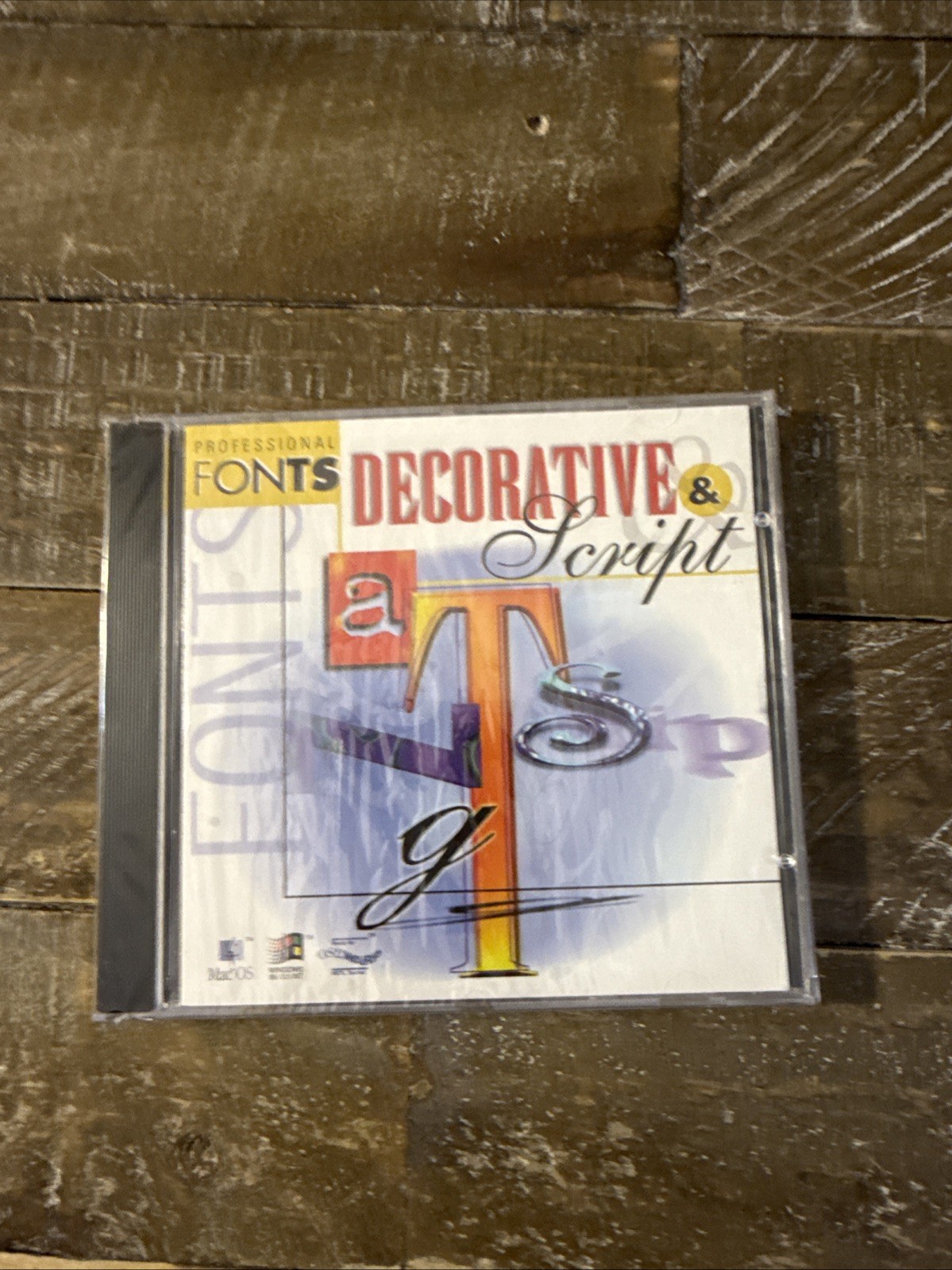 Professional Fonts Decorative And Script PC Cd Rom