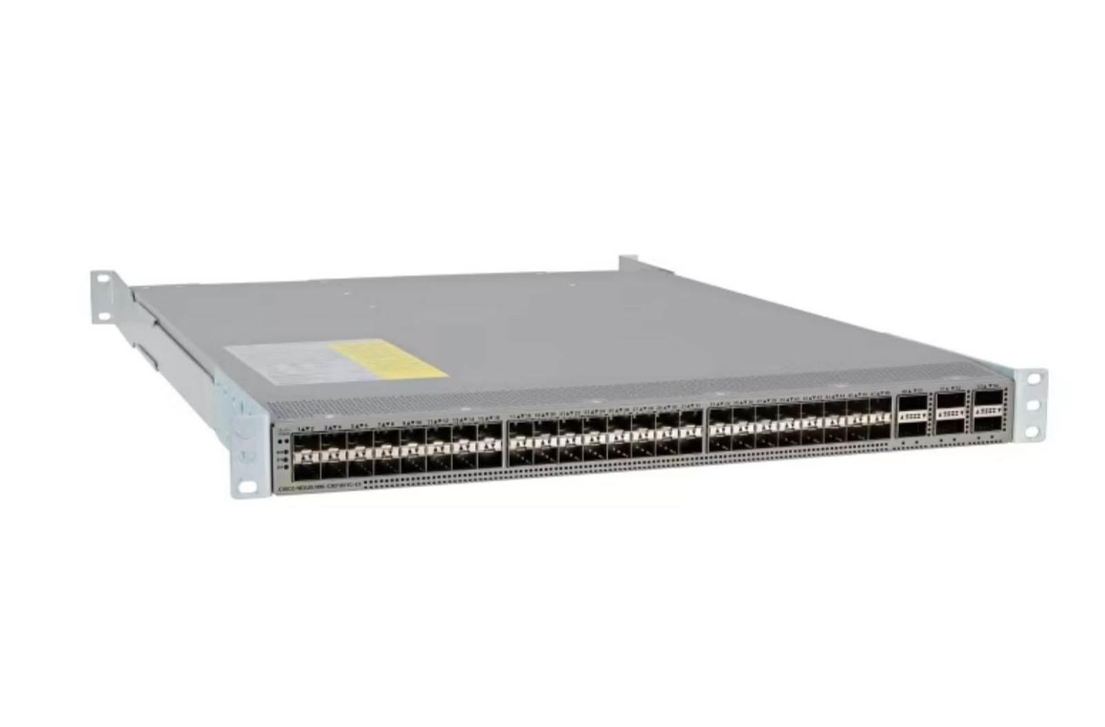 Cisco N9K-C93180YC-FX SFP 48 x 1/10/25-Gbps and 6 x 40/100-Gbps QSFP 28 Ports
