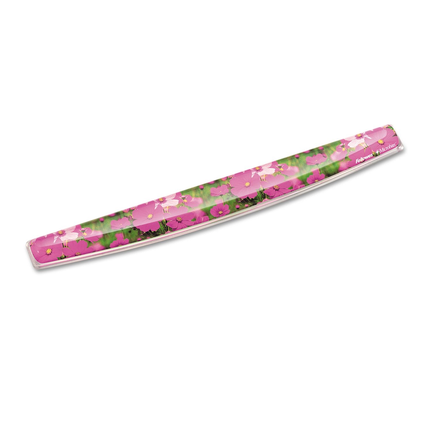 Fellowes Photo Gel Keyboard Wrist Rest with MICROBAN - Pink Pack of 1, Multi 