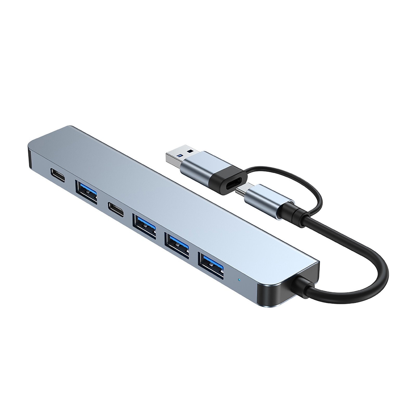 Adaptador HUB 7 en 1 USB 3.0 y Tipo-C / USB-C a USB 3.0 USB 2.0
