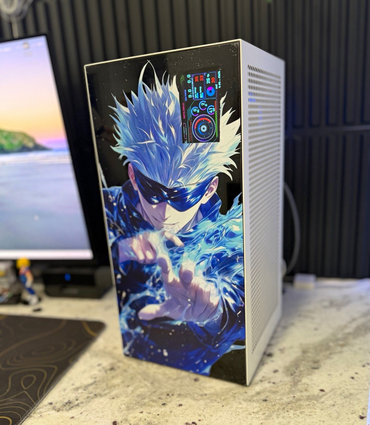 Custom ITX Mini Gaming Desktop i7-12700KF RTX 5060 RGB White/Black