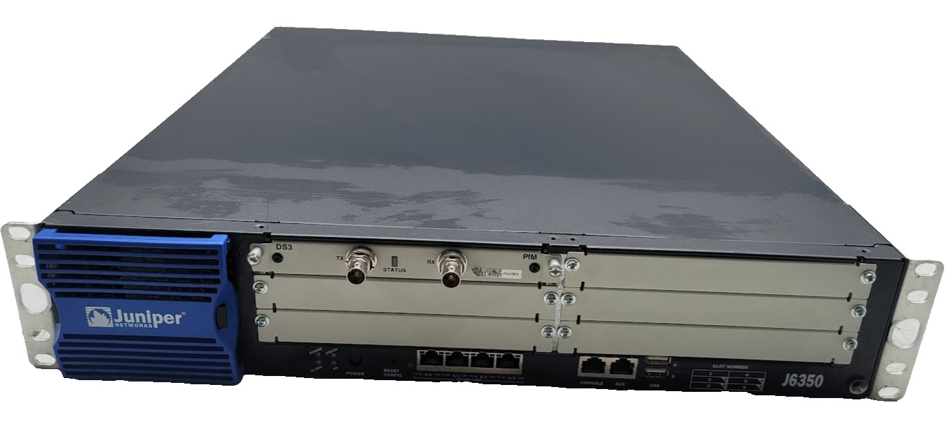 JUNIPER NETWORKES J-6350-JB WITH POWER SUPPLY