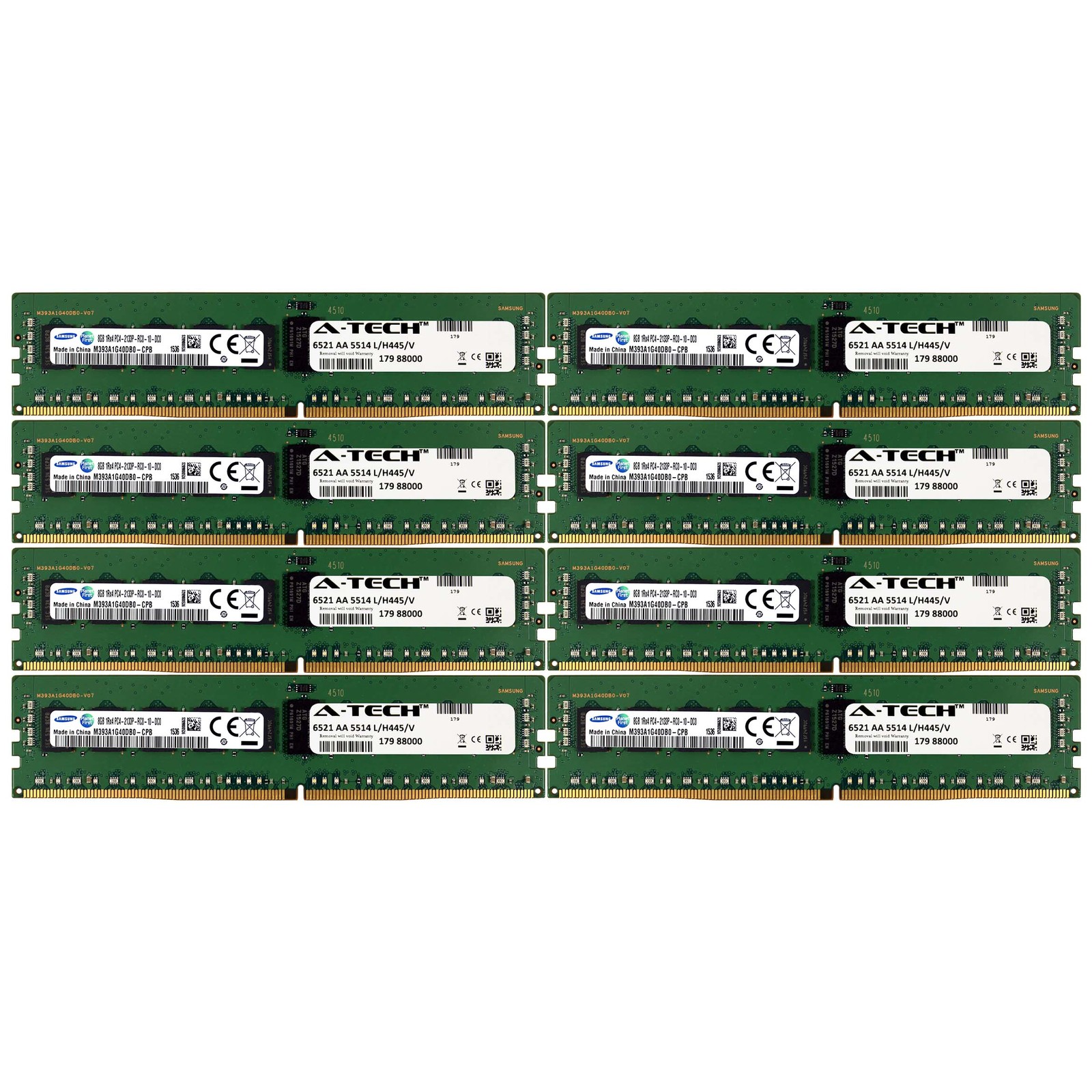PC4-17000 Samsung 64GB Kit 8x 8GB HP Cloudline CL2100 CL2200 G3 1211R Memory RAM