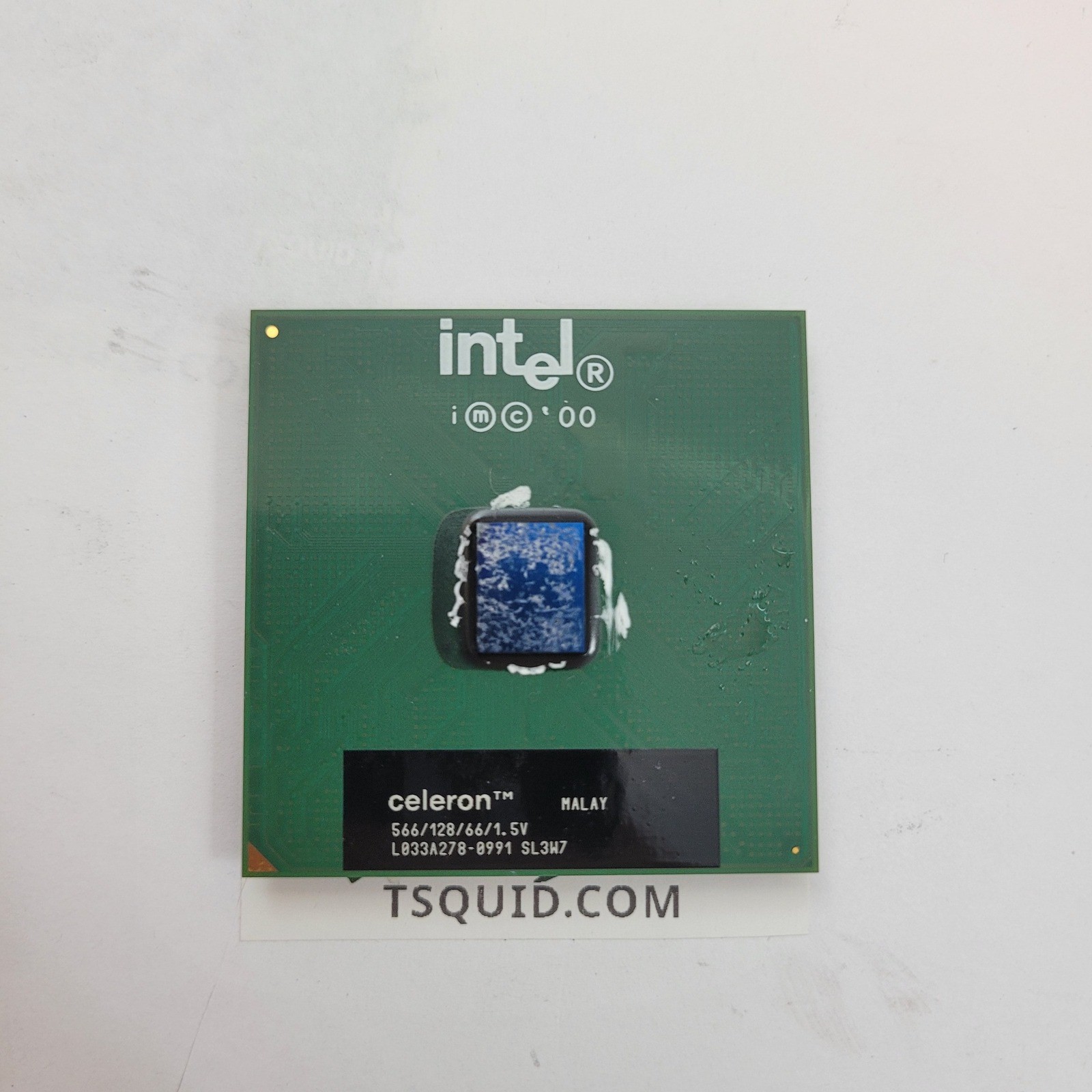 Intel Celeron CPU SL3W7 566/128/66/1.5V Coppermine Core Socket 370 Processor