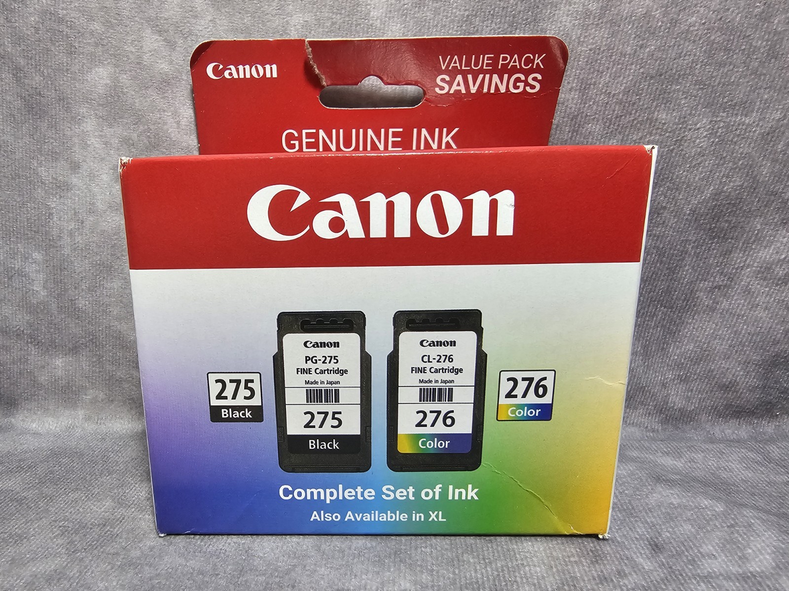 Genuine Canon PG-275/CL-276 Value Pack Ink Cartridges OEM PIXMA TS3520, TR4720 