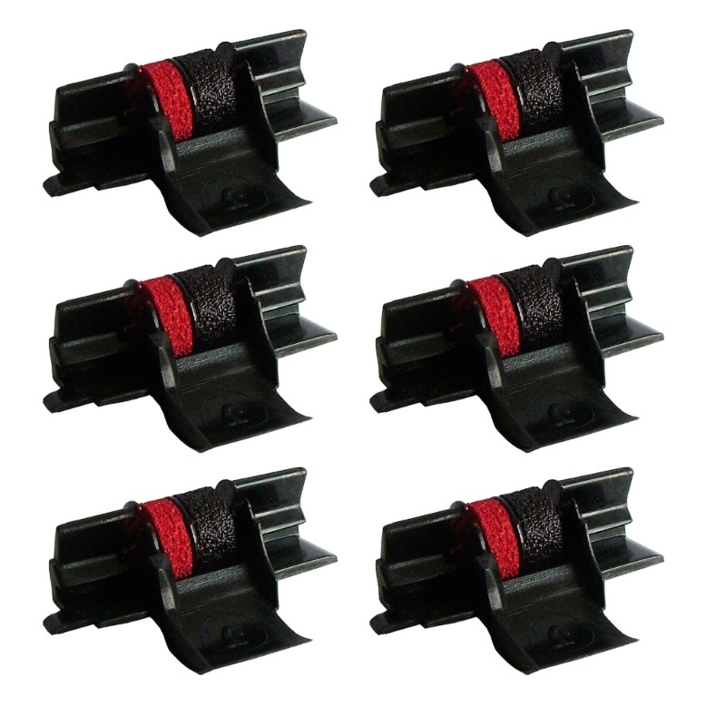 IR40T Compatible Black Ink Rollers 6PCS/SET for IR40T Calculator Enhanced