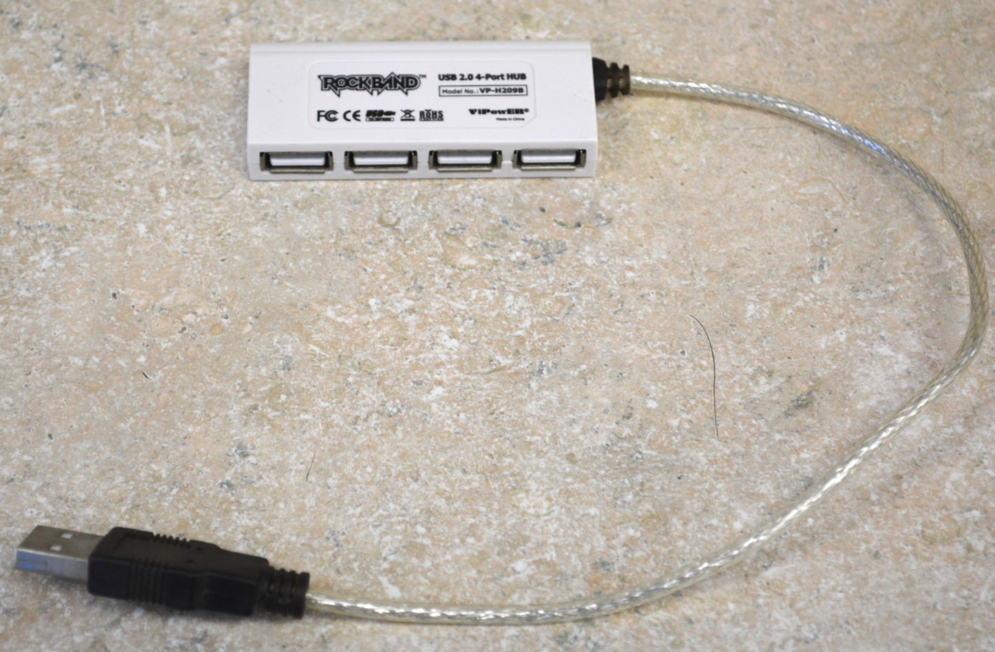 ROCK BAND USB 2.0 4-Port HUB VP-H209B *Pre-owned* 