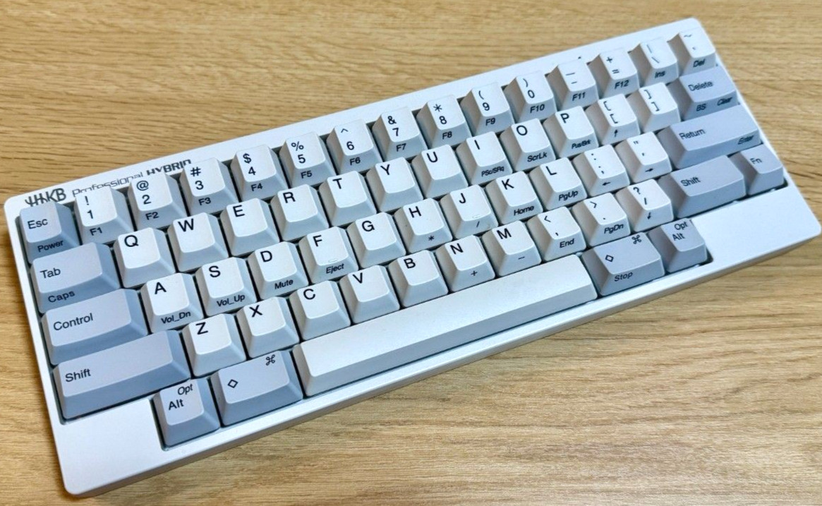 PFU PD-KB800W HHKB Professional HYBRID White US English Bluetooth Keyboard JAPAN