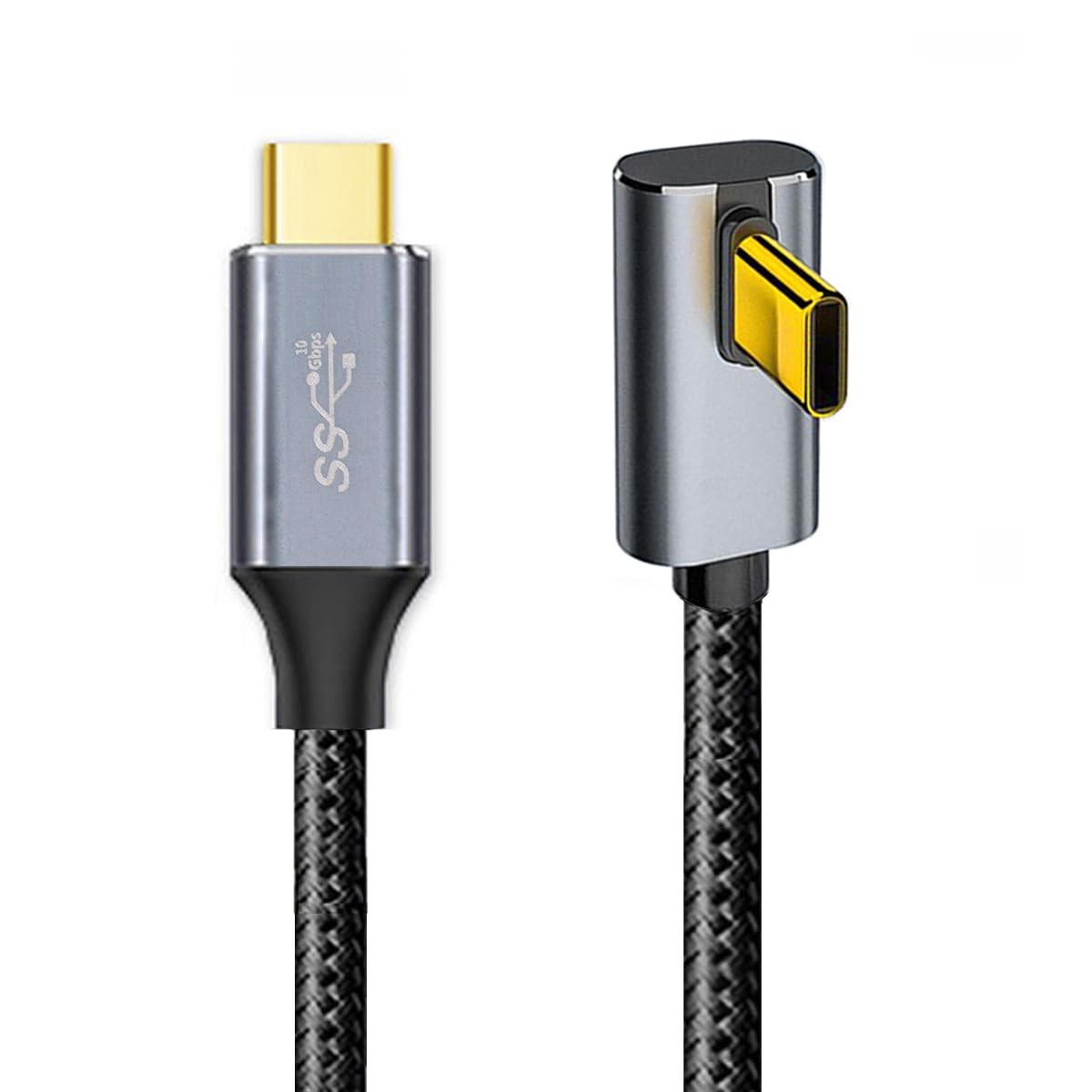 cablecc 10Gbps 100W Reversible Data Type-C USB-C Male to USB3.1 Grey