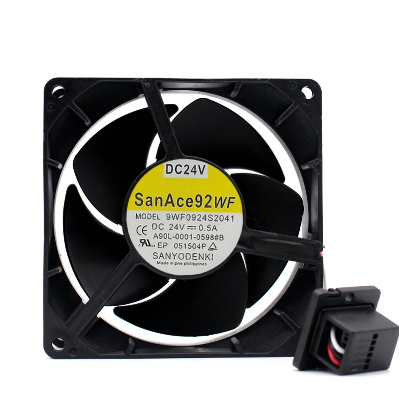 Sanyo 9WF0924S2041 24V 0.5A 9232 Fanuc Drive Fan A90L-0001-0598#B Equipment Fan
