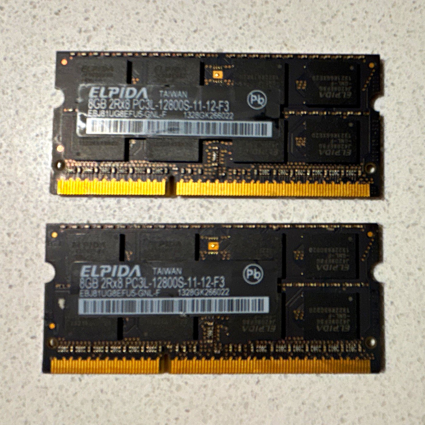 Elpida 16GB Kit (2x8GB) PC3L-12800S