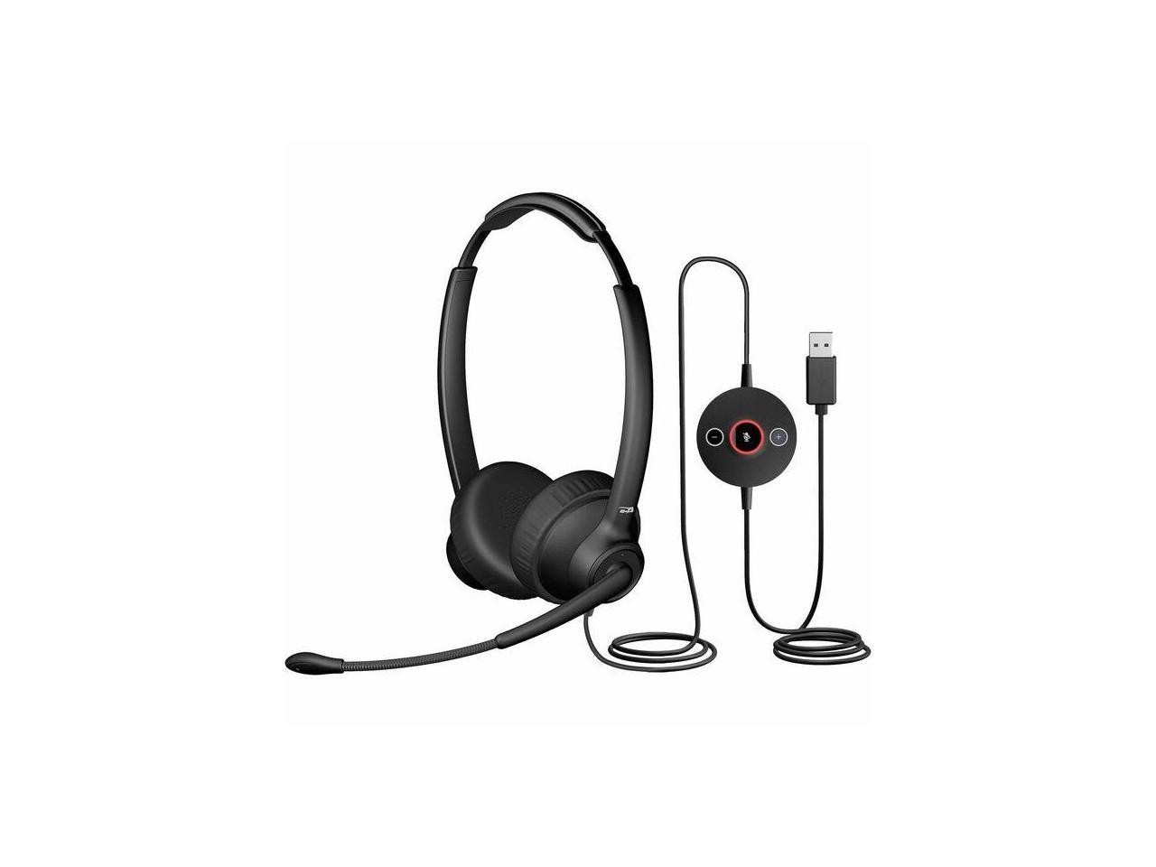 Cyber Acoustics Professional USB Headset with AI Noise Cancelation - Microsoft