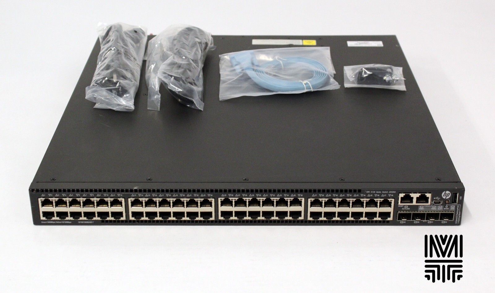HPE JH326A 5130 48x 1GB PoE+ RJ-45 4x 10GB SFP+ HI with 1 Interface Slot, 2x AC
