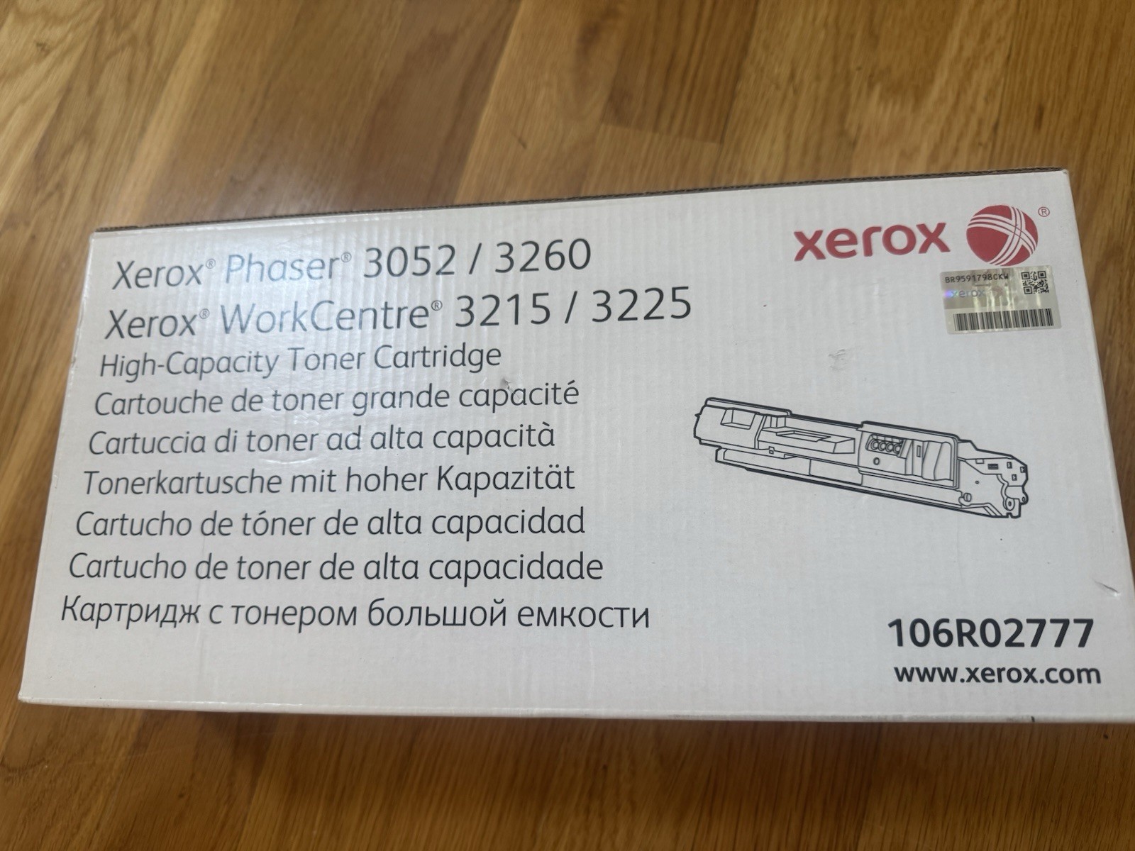 Xerox 106R04347 Genuine Black Toner Cartridge High-Capacity OEM - NEW