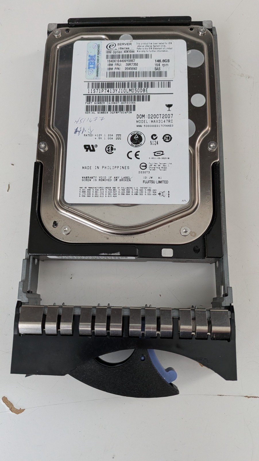 IBM 146GB Internal 10000RPM 3.5" (90P1310) HDD
