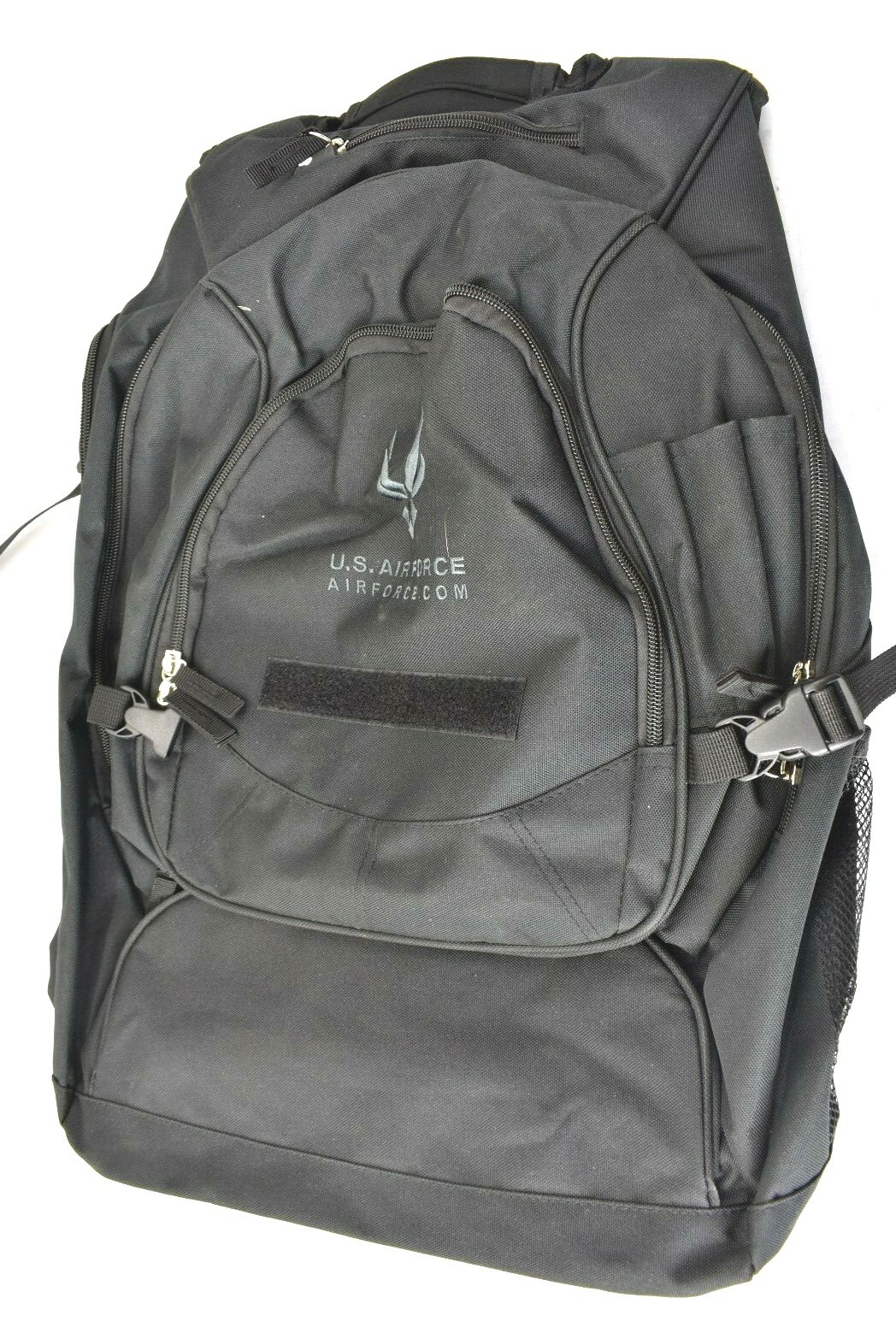 U.S Air Force C-AF0711A Backpack Laptop Polyester Black 20" x 16" w Name Patch