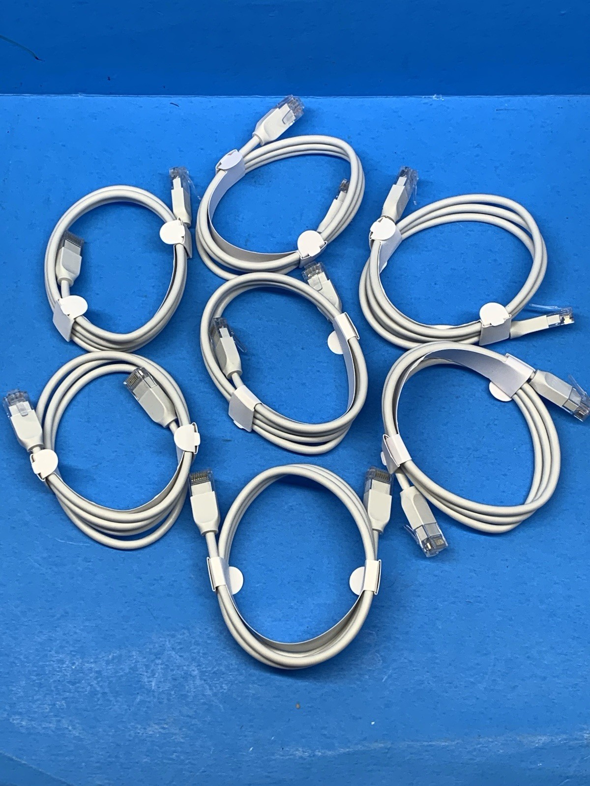Eero Ethernet Cable Lot x7 White NEW cat jumpers 1M Meter