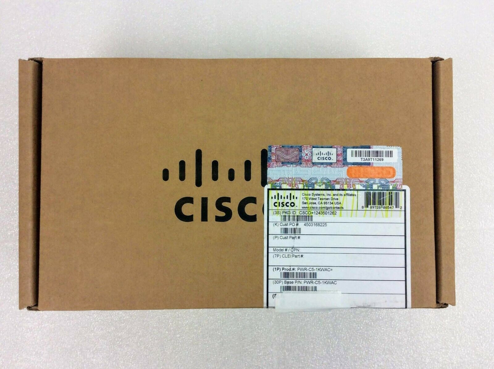 New Cisco PWR-C5-1KWAC 1000W Power Supply for 9200/9200L Series Switches
