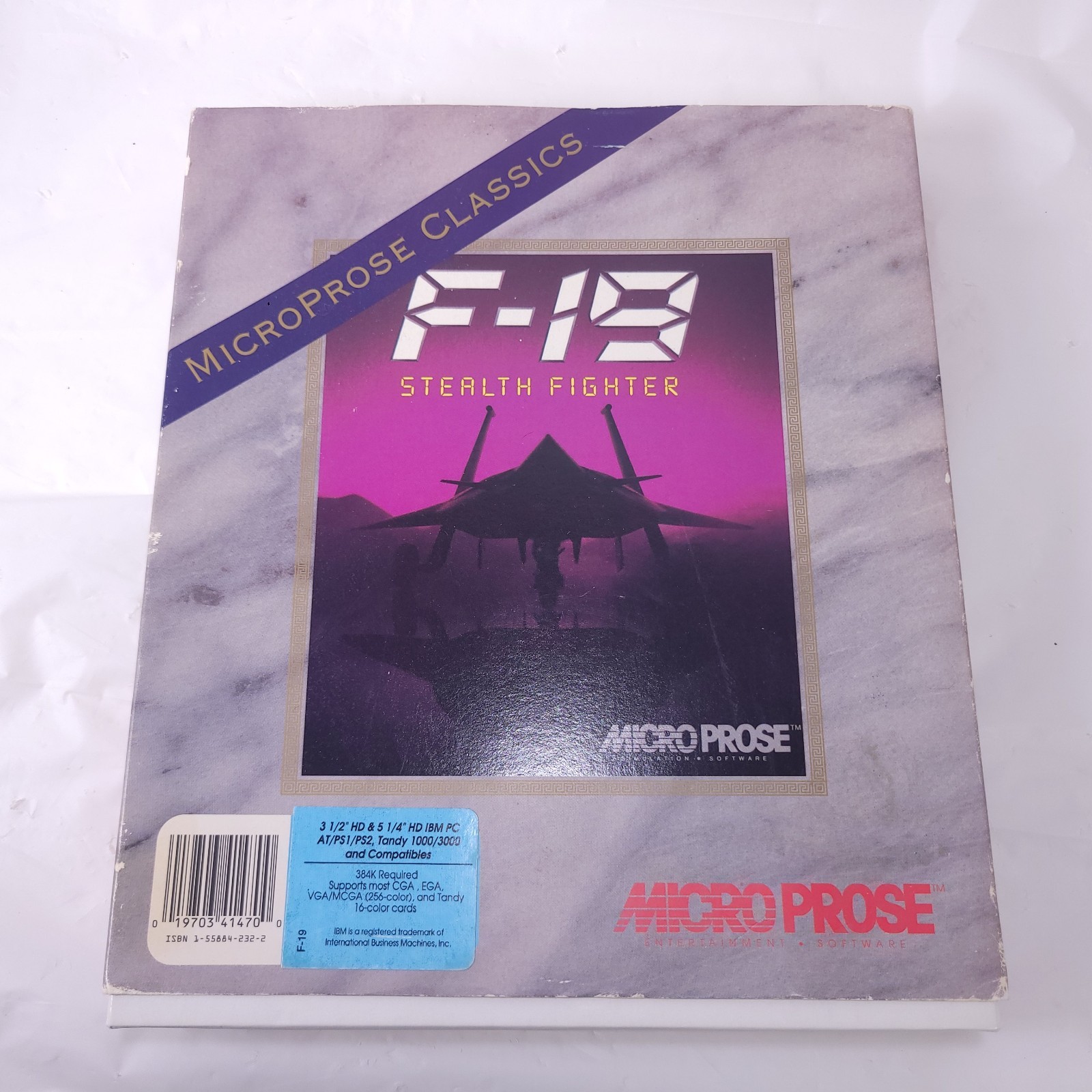 F-19 Stealth Fighter Micro Prose PC Game