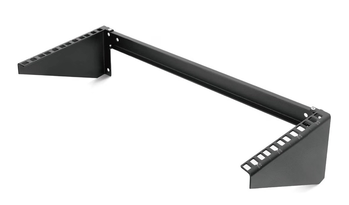 3u Vertical Wall Mount Patch Panel Bracket And Networking Euipment Rack For 19" 
