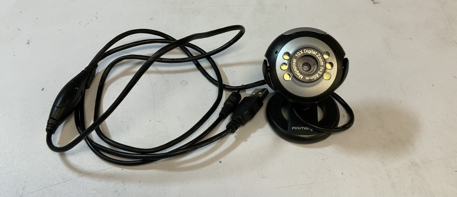 Fosmon 21004WEB 6-LED 12MP USB Wired Webcam With Night Vision & Microphone "B7B"