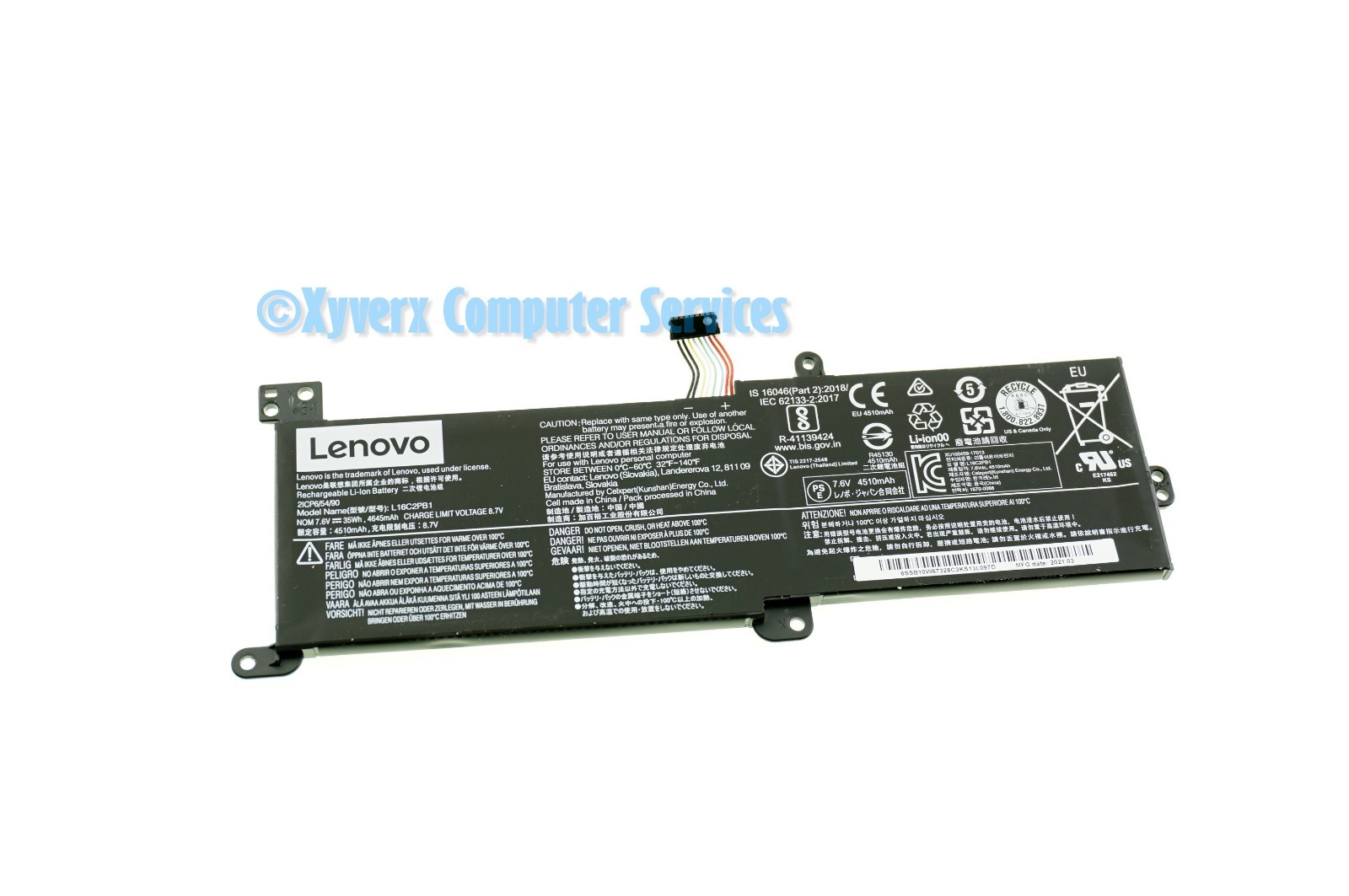 SB10W67328 L16C2PB1 GENUINE LENOVO BATTERY 8.7V 3 14IIL05 81WD (A)(DF114)