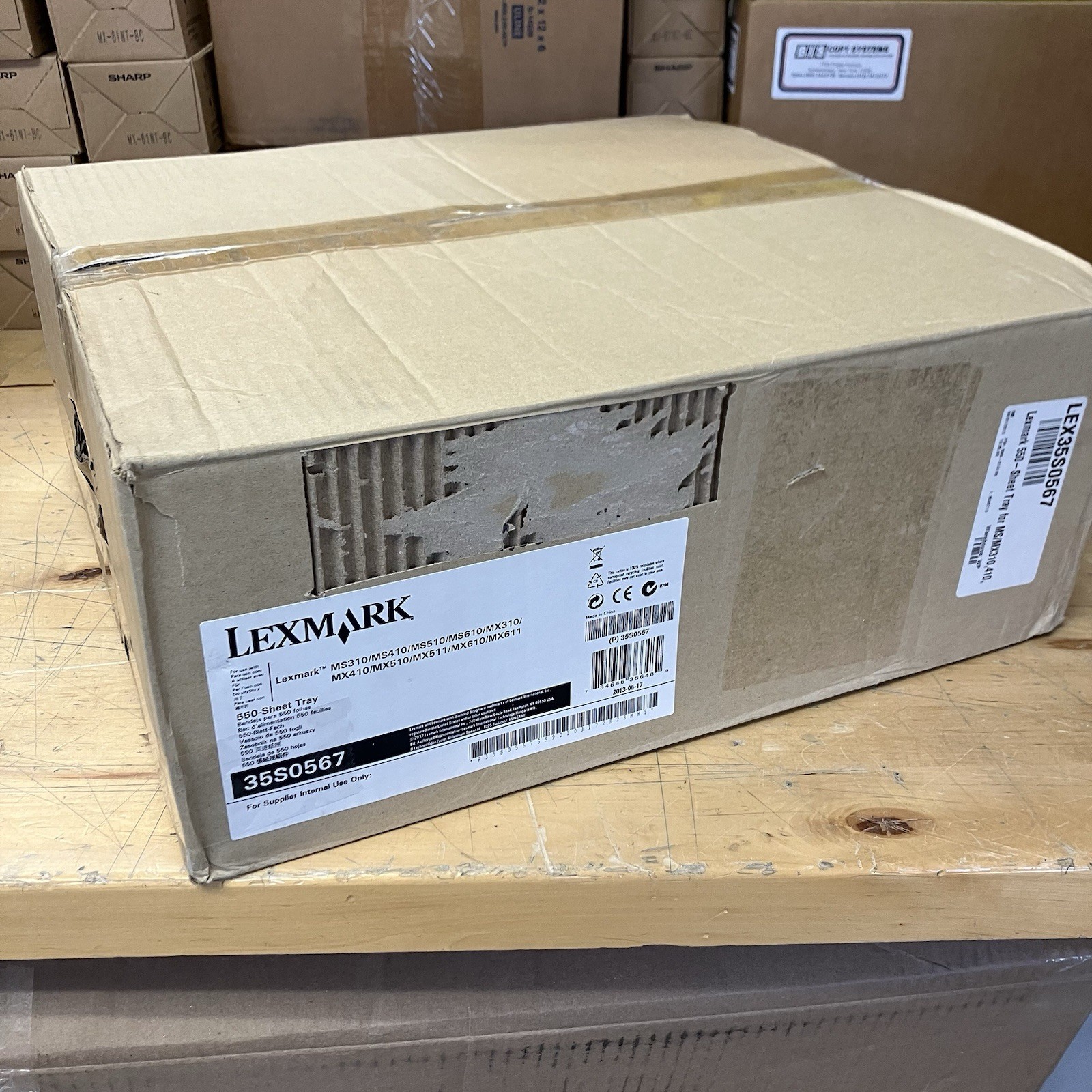 Genuine Lexmark 550-Sheet MS310 MS410 MS610 MX310 MX410 MX510 NEW IN BOX 35S0567