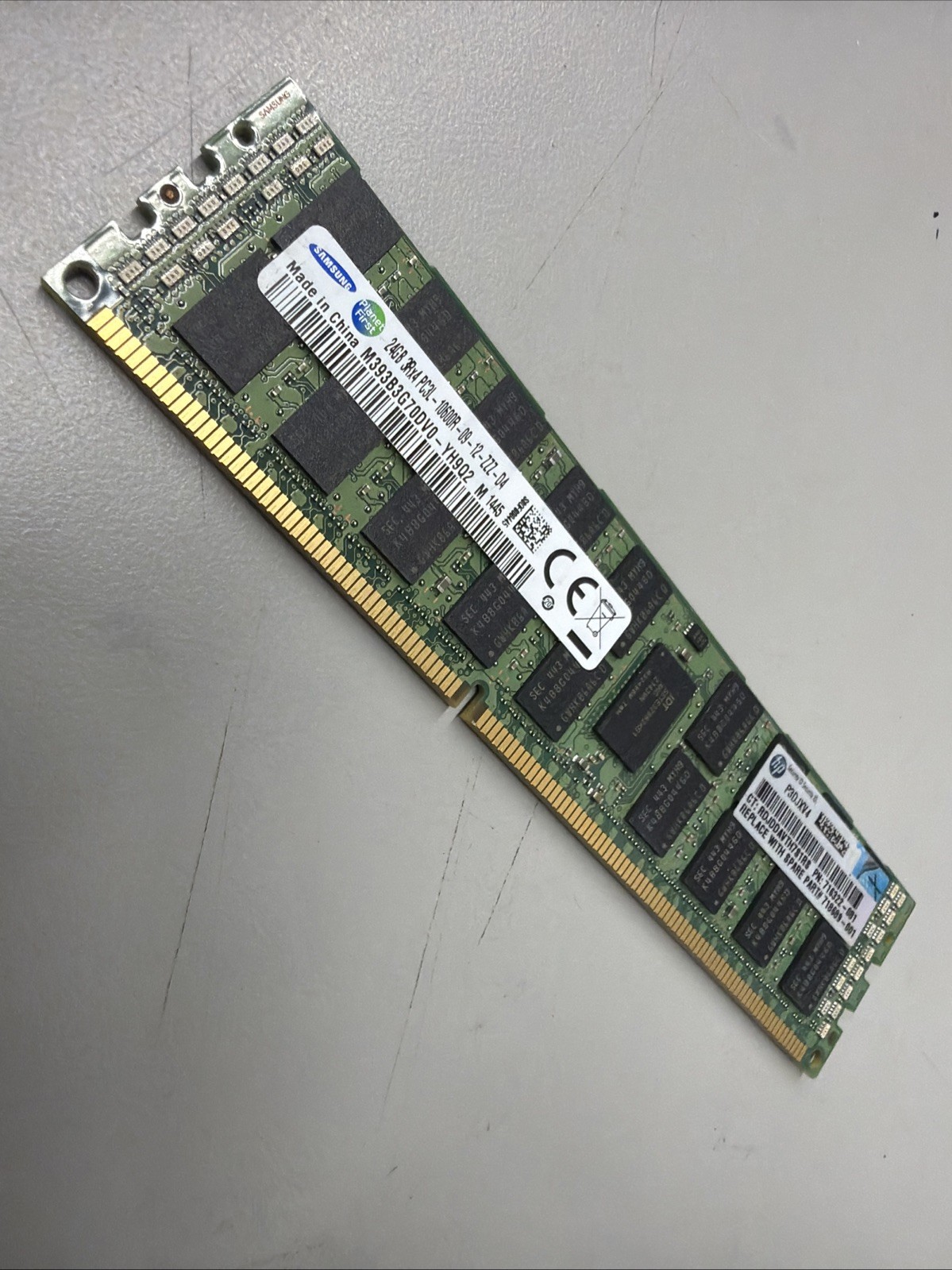 SAMSUNG 24GB 3Rx4 PC3L-10600R M393B3G70DV0-YH9Q2 DDR3 Server Memory RAM *HP
