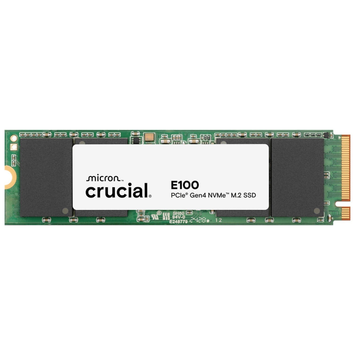 Crucial E100 1TB PCIe 4.0 Gen4 NVMe M.2 2280 Internal SSD Bulk CT1000E100SSD8-T