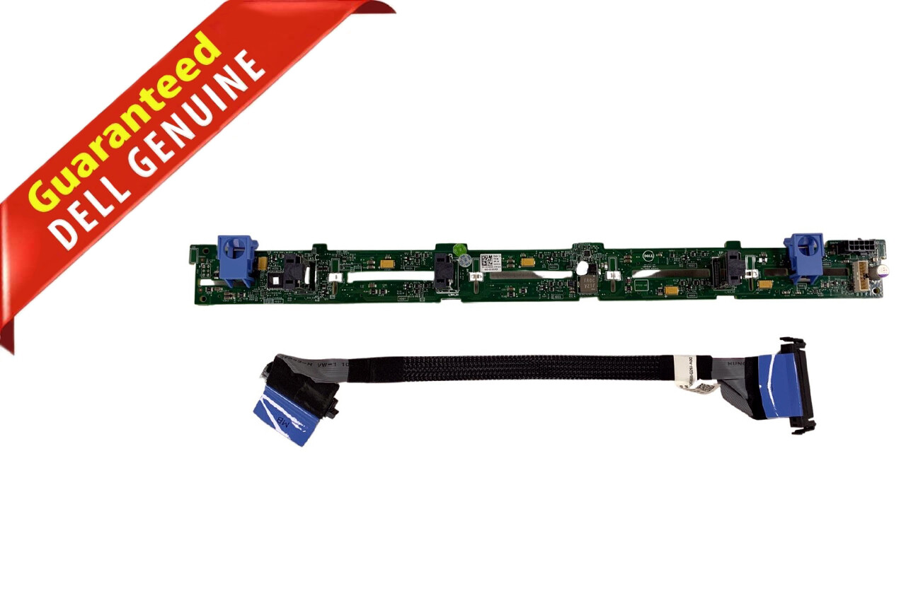 Genuine Dell PowerEdge R430 SFF 10-Bay 2.5 HDD Backplane Board With Cable X3M3C