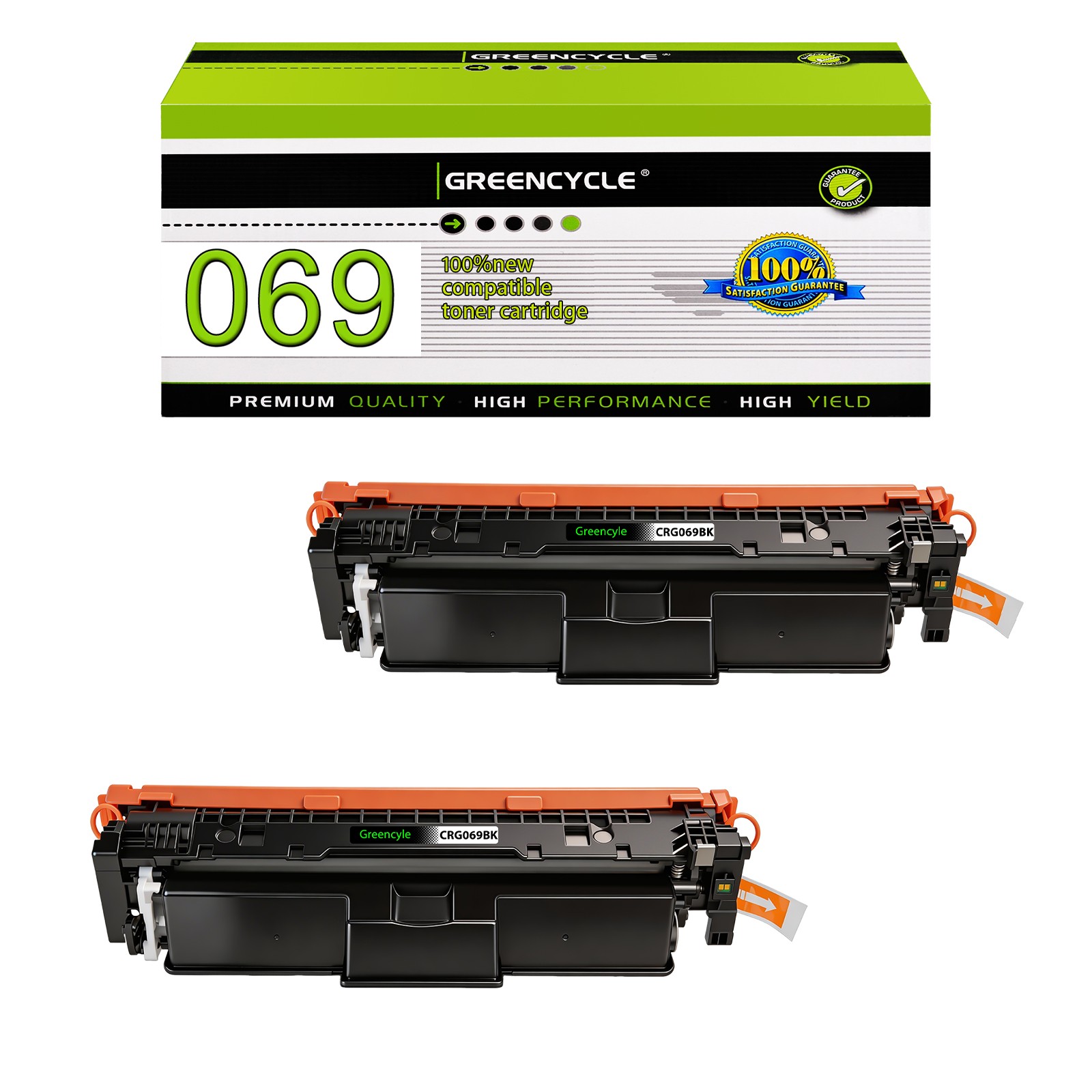 CRG069 CRG-069 Toner Cartridge Fit For Canon ImageClass MF753Cdw MF752Cdw -2PACK