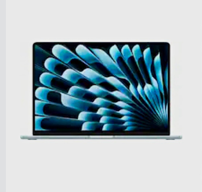 Apple MacBook Air 15" (2024) M4 16GB RAM 256GB SSD USB-C Sky Blue