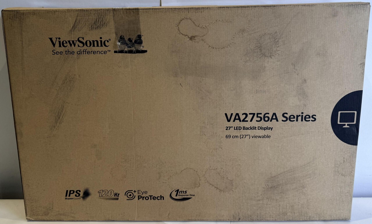 VIEWSONIC VA2756A-MHD VA2756A-MHD-1B IPS DISPLAY 27 INCH LED 120HZ 1080P MONITOR