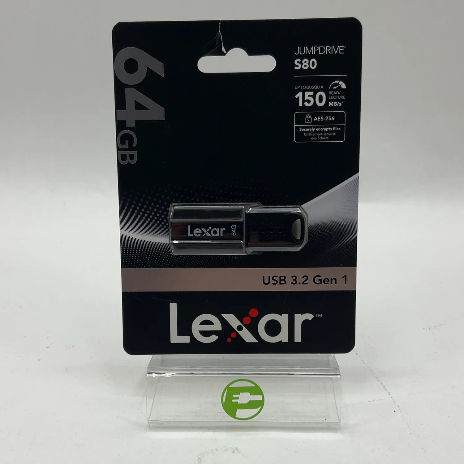 New Lexar S80 64GB 150MB/s E150 USB-A Flash Drive FHD