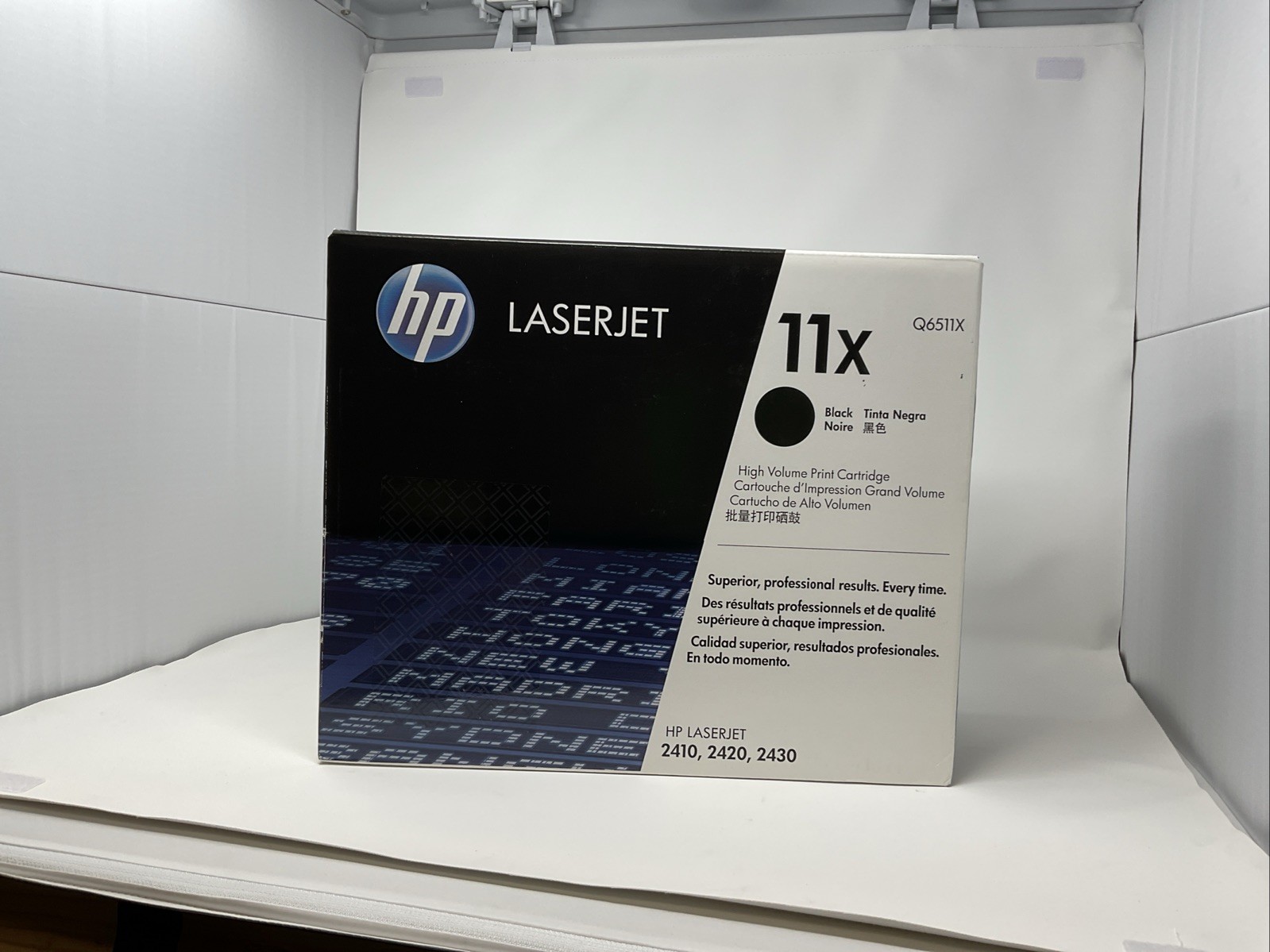 HP 11X Q6511X Black Toner Cartridge High Yield. New, Sealed