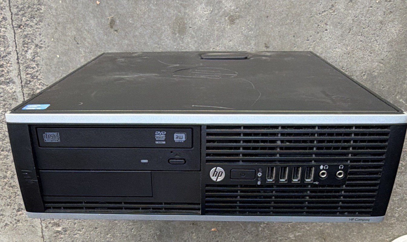 HP Compaq 6300 Pro SFF Desktop PC Black DVD-RW USB 3.0 DP VGA Ethernet
