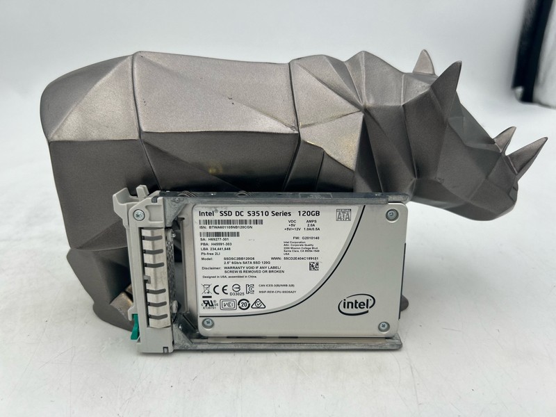 Intel SSDSC2BB120G6 120GB, 2.5in SATA 6Gb/s, 16nm, MLC SSD DC S3510 Series