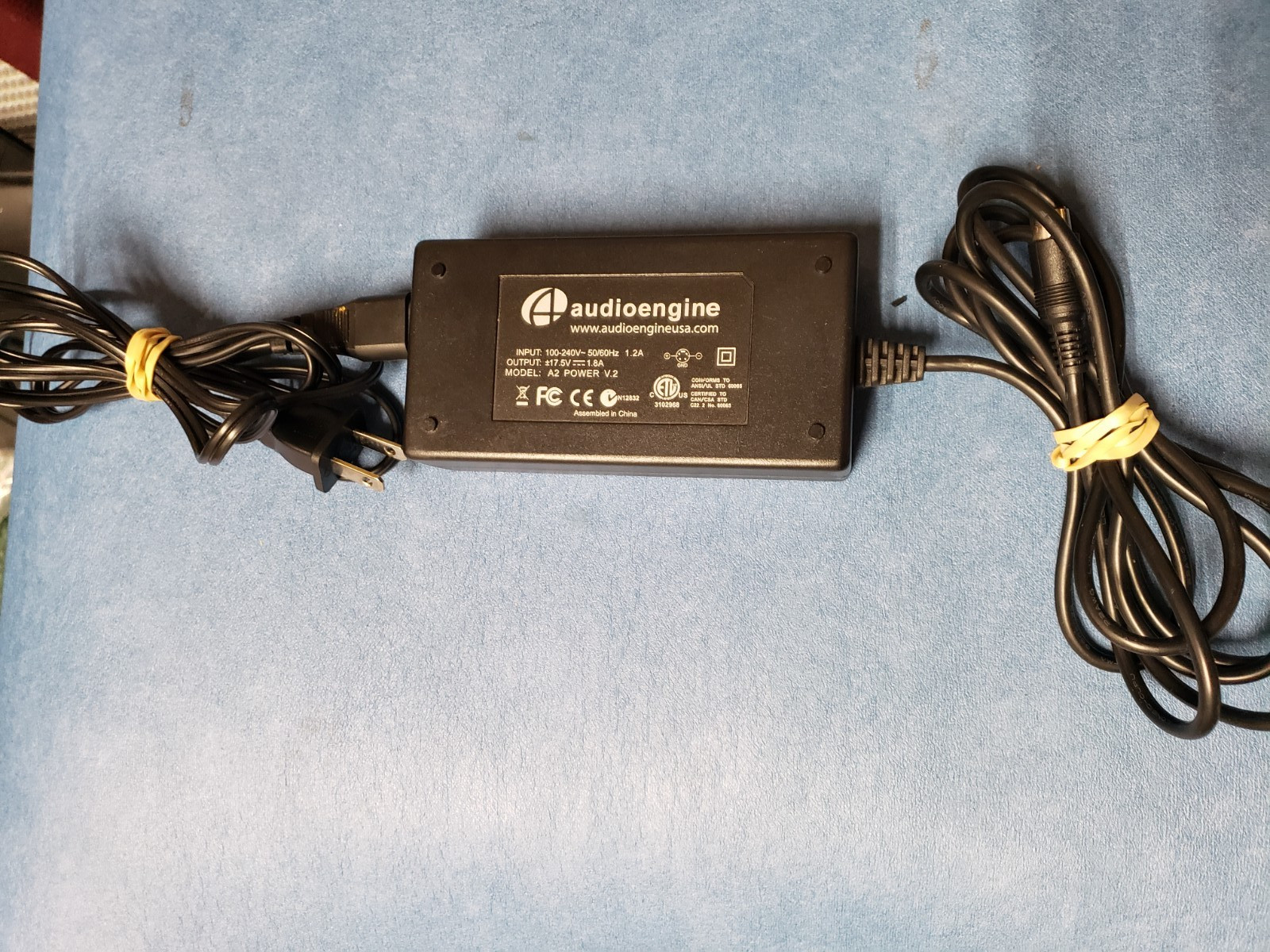 Audioengine A2 POWER V.2 Genuine OEM AC Adapter Power Supply 17.5V 1.8A used